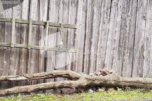 Image of plank wooden wall