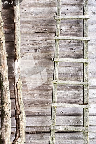 Image of plank wooden wall
