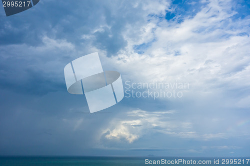 Image of rainy sky