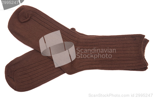 Image of brown socks