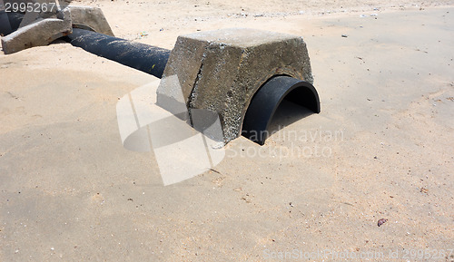 Image of drainage pipe