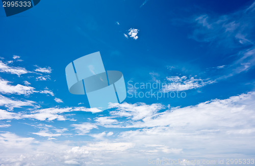 Image of blue sky