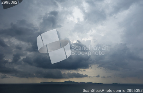 Image of rainy sky