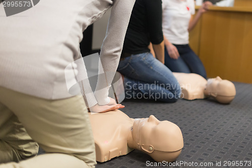 Image of First aid CPR seminar.