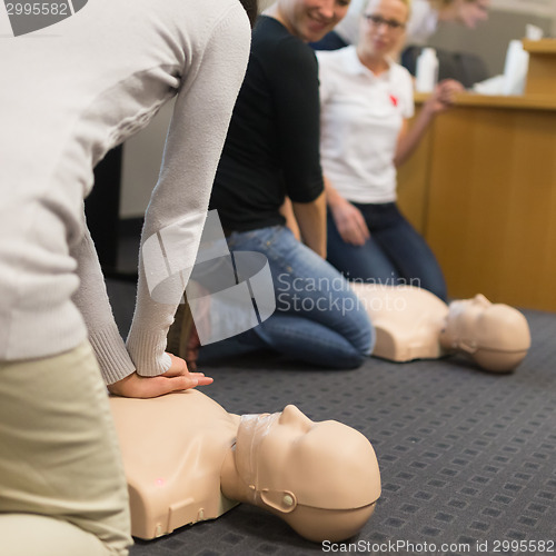 Image of First aid CPR seminar.