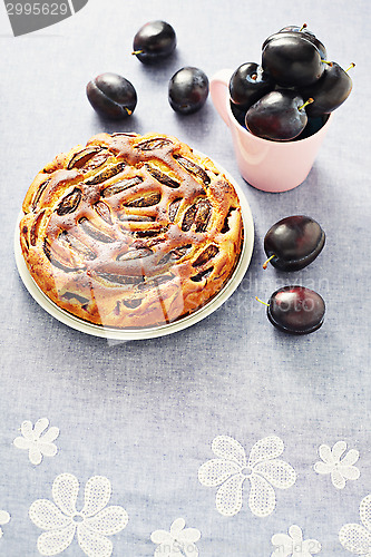 Image of plum pie