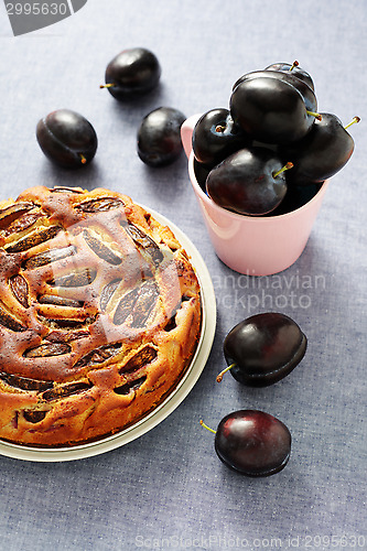 Image of plum pie