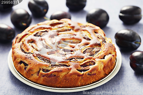 Image of plum pie