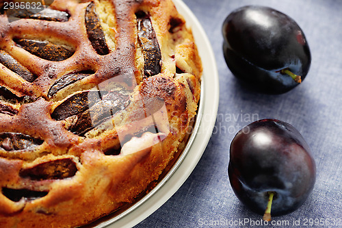 Image of plum pie