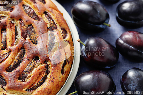 Image of plum pie