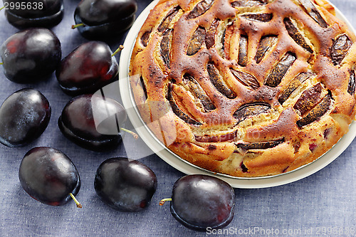 Image of plum pie