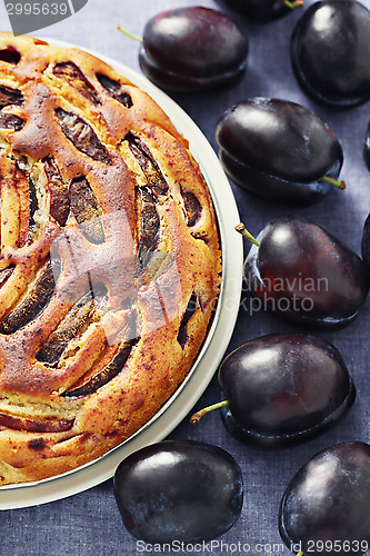 Image of plum pie