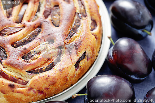 Image of plum pie