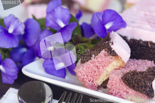 Image of Neapolitan cake