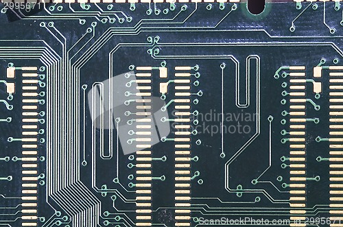 Image of Electronic circuit plate