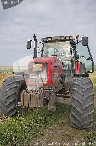 Image of Red tractor