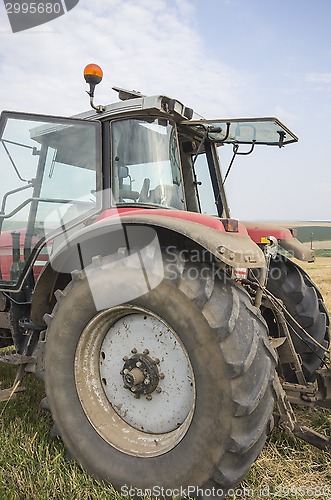 Image of Tractor on field