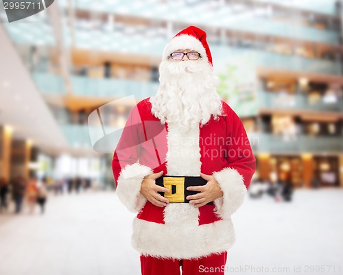 Image of man in costume of santa claus