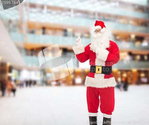 Image of man in costume of santa claus
