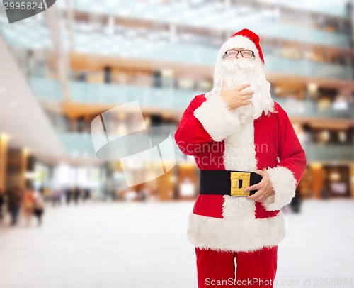 Image of man in costume of santa claus