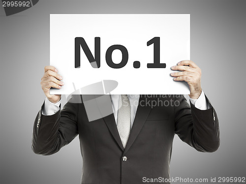 Image of business man message