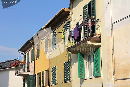 Image of Drying clothes on the balcony