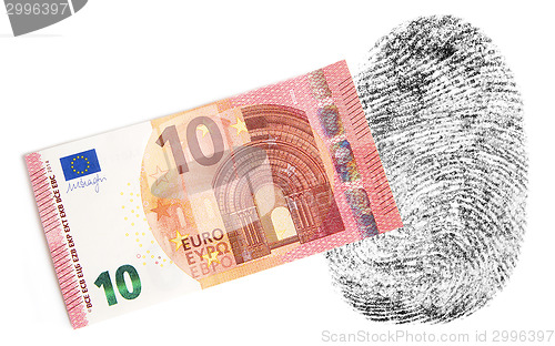 Image of New ten Euro Note leaves no fingerprints