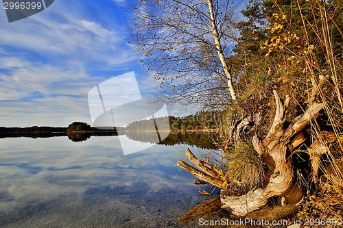 Image of HDR capture of a lake in Bavaria in autumn