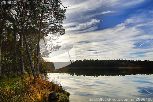 Image of HDR capture of a lake in Bavaria in autumn