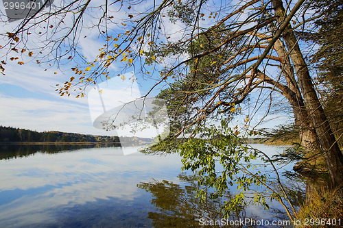 Image of HDR capture of a lake in Bavaria in autumn