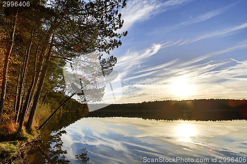 Image of HDR capture of a lake in Bavaria in autumn