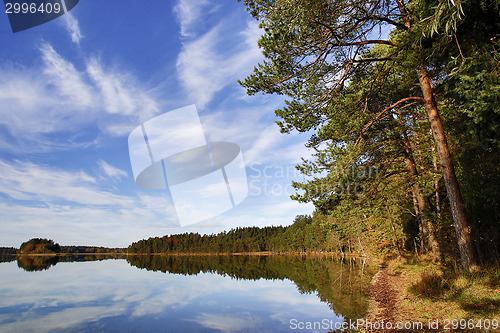Image of HDR capture of a lake in Bavaria in autumn