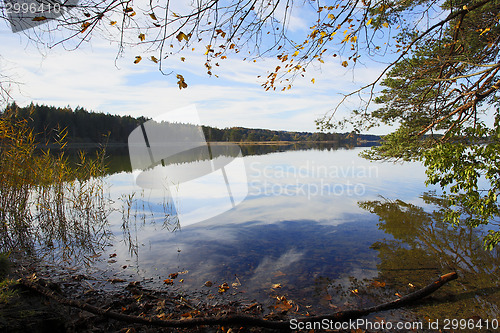 Image of HDR capture of a lake in Bavaria in autumn