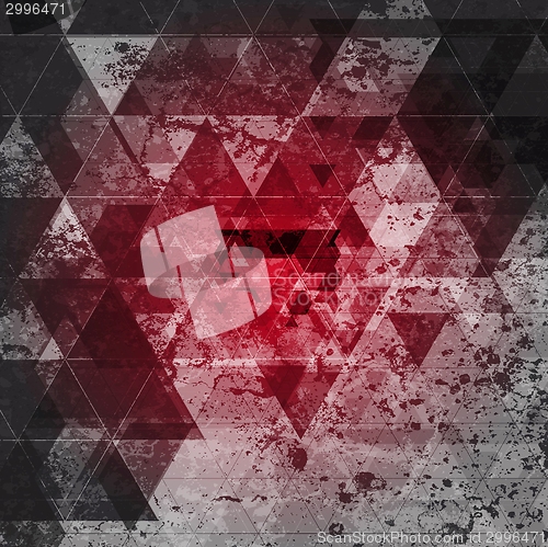 Image of Red grunge abstract background