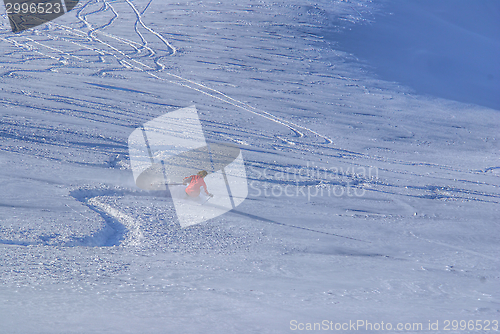 Image of Female skier