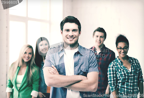 Image of student boy at school