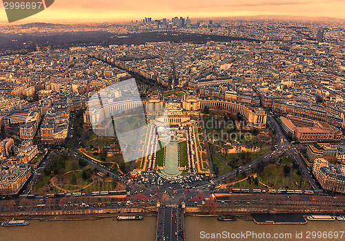 Image of Trocadero at Sunset