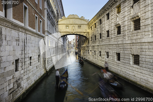 Image of Bridge of Sighs, Venice, Italy.