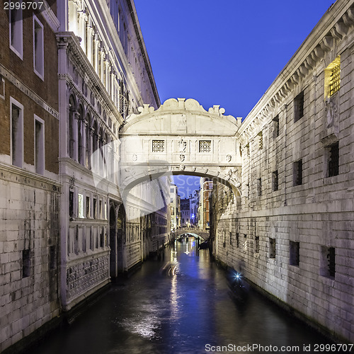 Image of Bridge of Sighs, Venice, Italy.