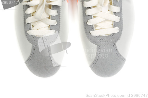 Image of Sporting gray shoes
