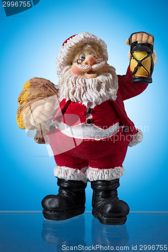 Image of Santa claus figure, mysticism Christmas.