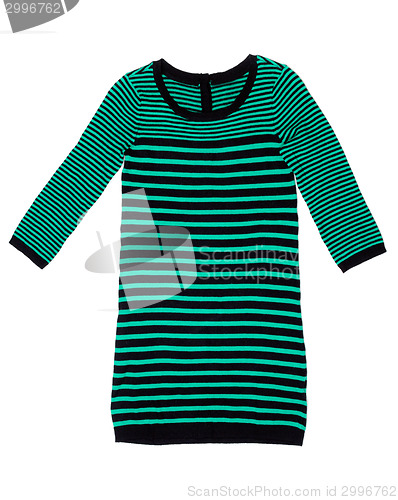 Image of Knitted striped dress