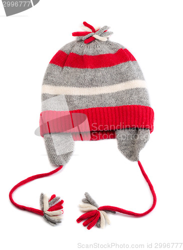 Image of Winter baby striped hat