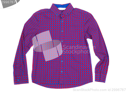 Image of Bright plaid shirt