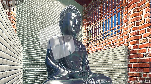Image of Buddha statue in temple