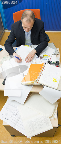 Image of Cluttered Desk