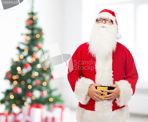 Image of man in costume of santa claus