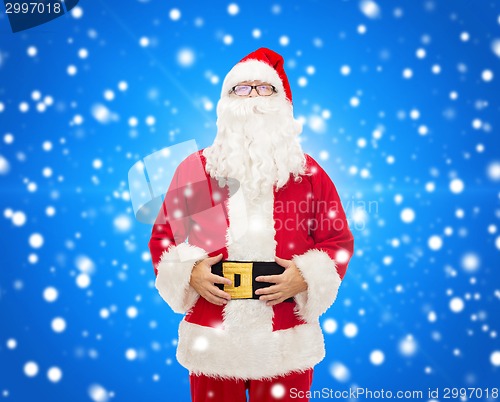 Image of man in costume of santa claus