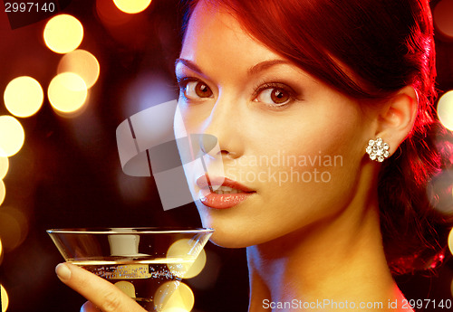 Image of woman with cocktail