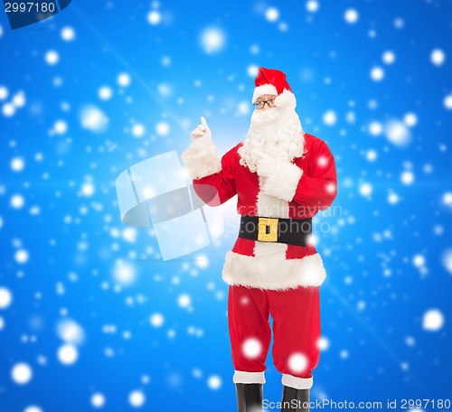 Image of man in costume of santa claus